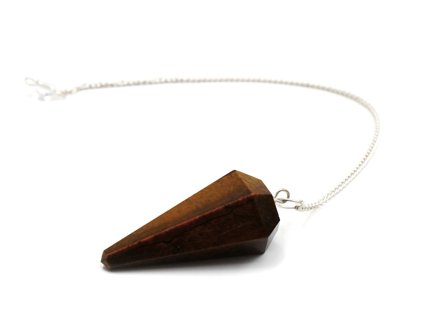 Oeil de tigre - Pendule en pierre fine