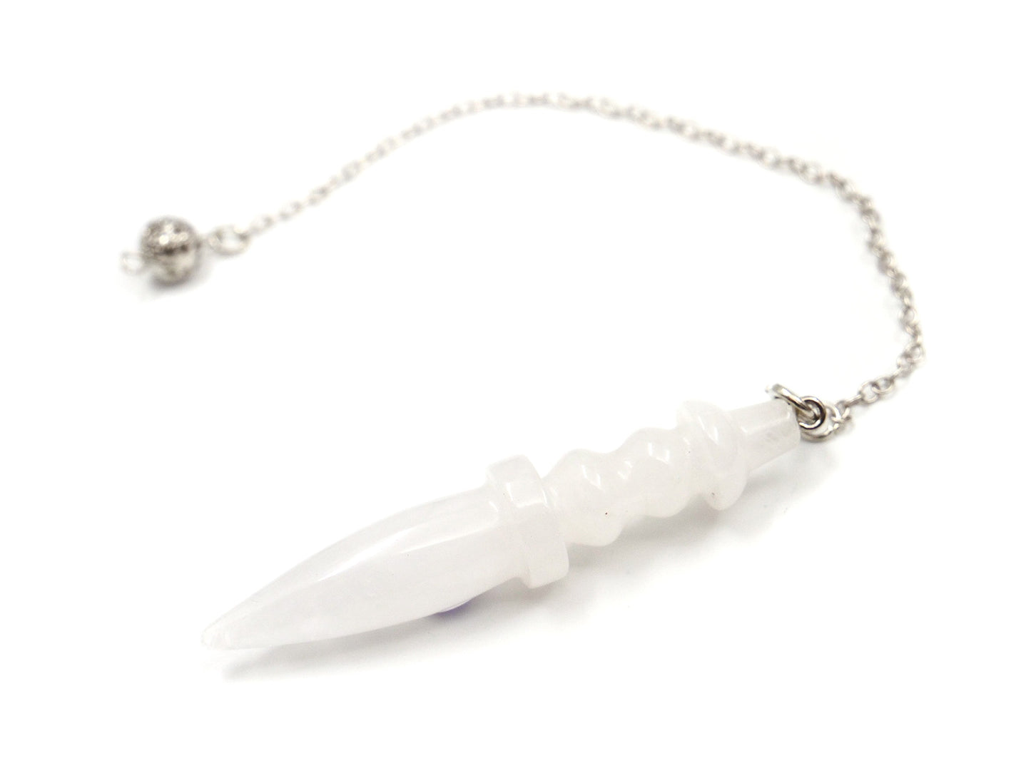 Cristal de roche - Pendule égyptien en pierre fine