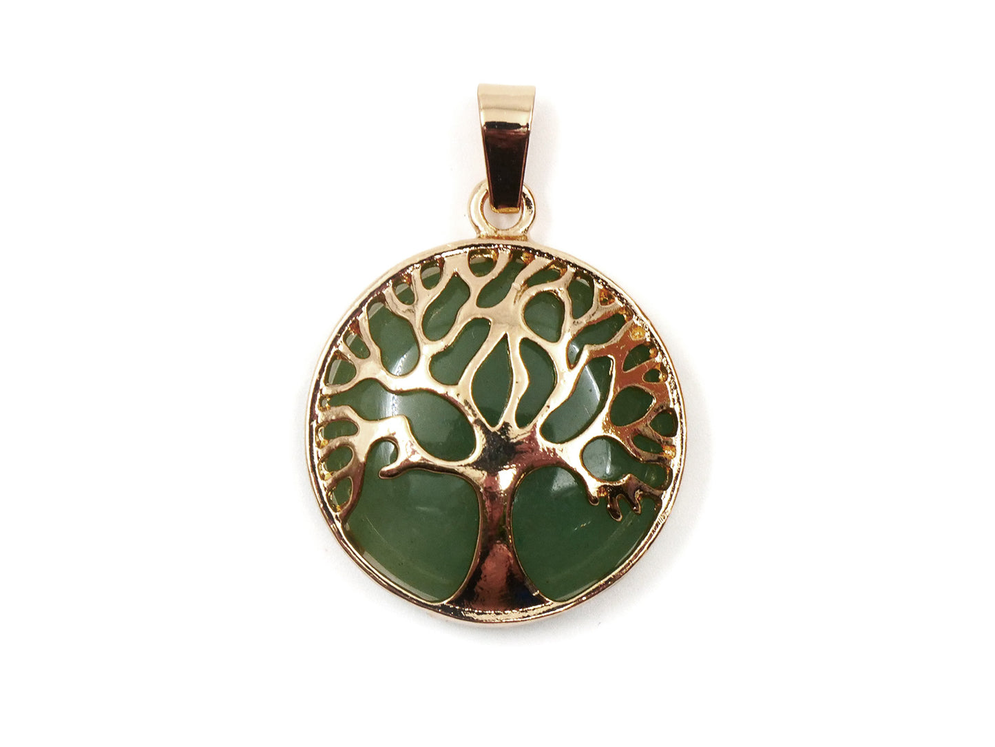 Aventurine verte - Pendentif arbre de vie