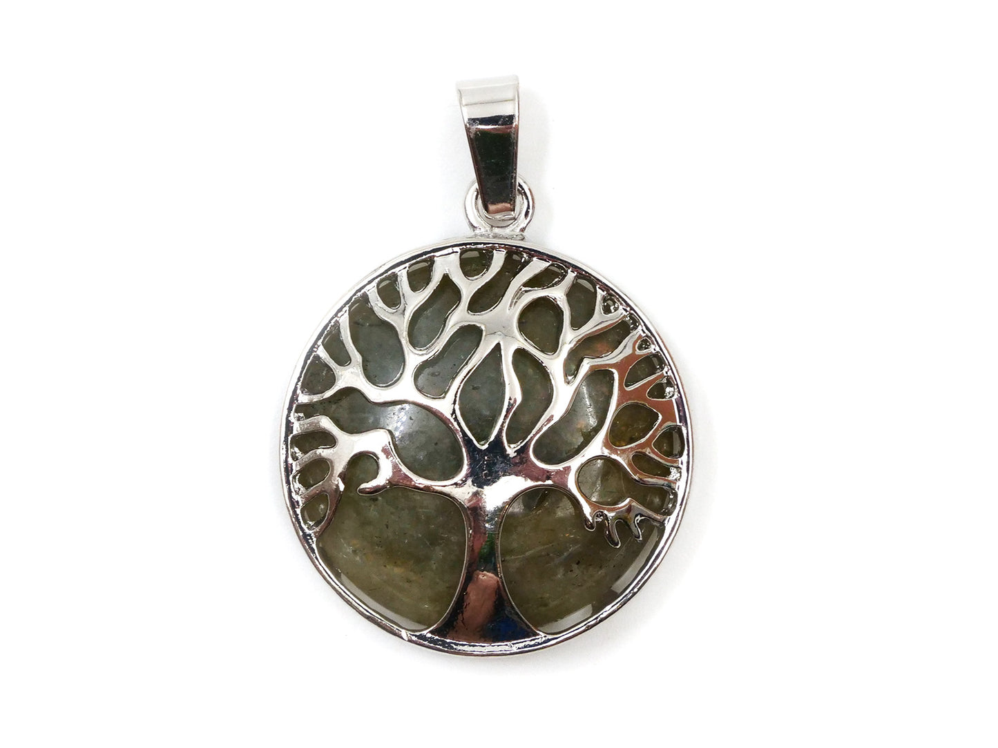 Labradorite - Pendentif arbre de vie