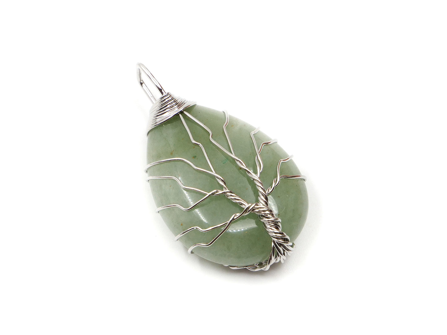 Aventurine verte - Pendentif arbre de vie