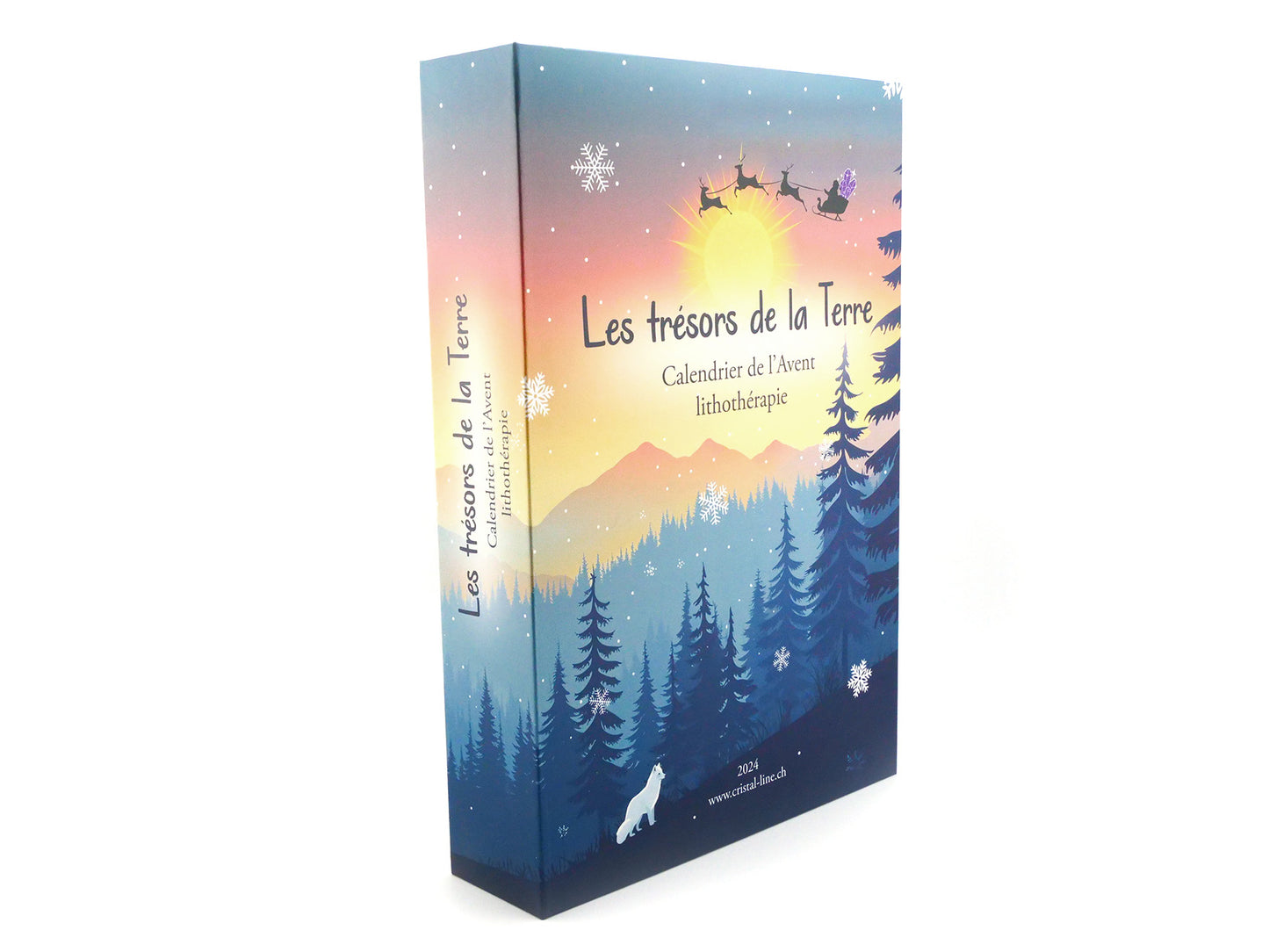 Les trésors de la Terre 2024 - Calendrier de l'Avent lithothérapie (valeur du contenu 210.-)