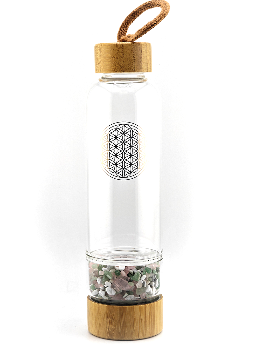 Bouteille litho - Cœur & confiance