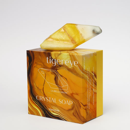 Savon Cristal Œil de Tigre – Camomille Apaisante