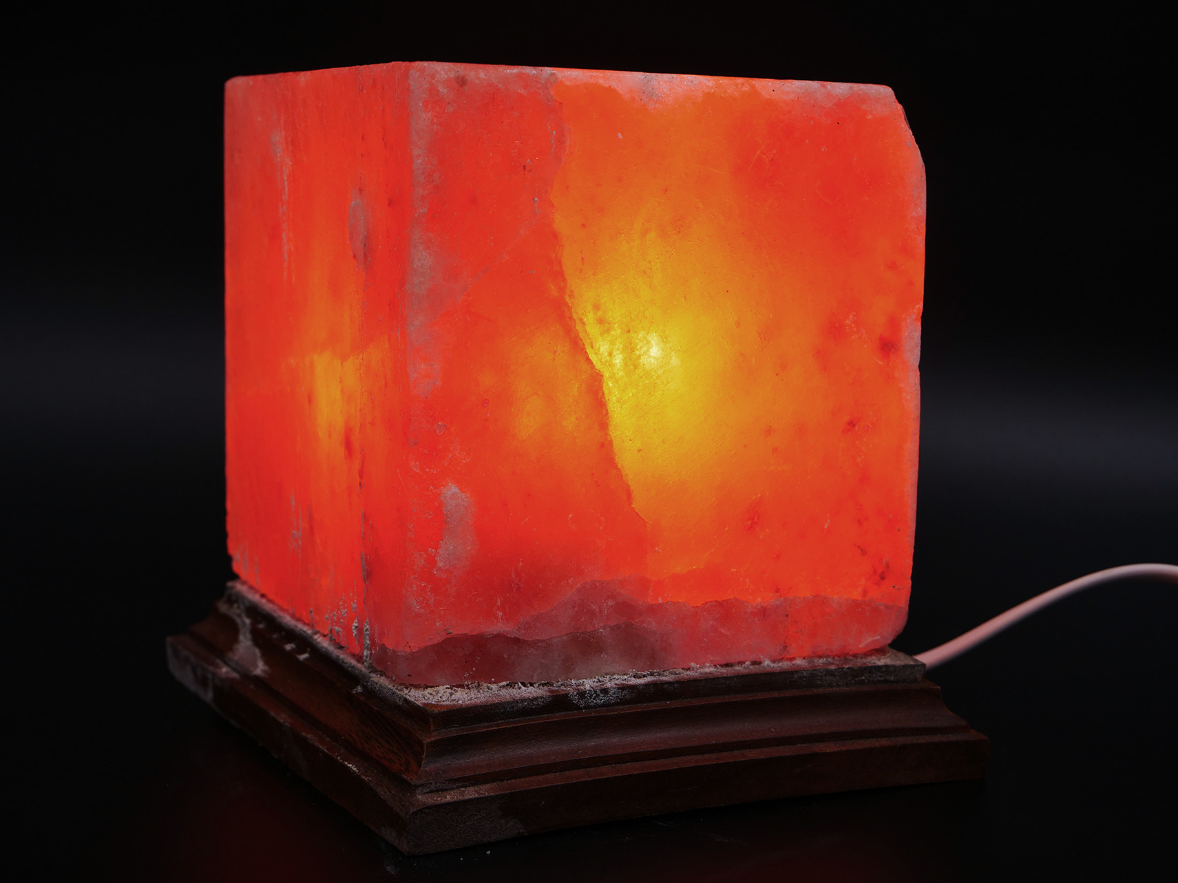Lampe de sel - Cube
