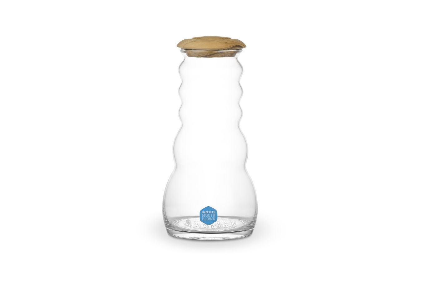 Carafe fleur de vie Cadus Family White 1 L - couvercle olivier