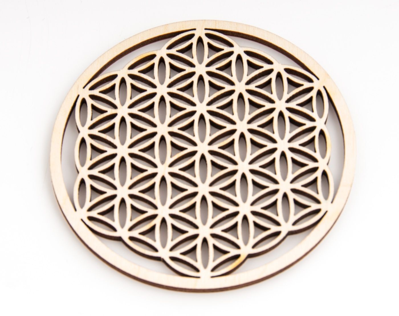 Fleur de Vie 9 cm, en bois