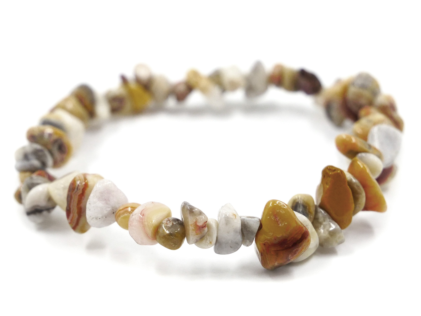 Bracelet en agate crazy lace