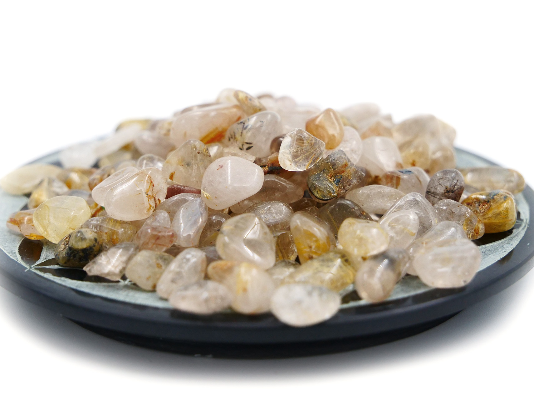 Quartz rutile - Éclats de pierres précieuses - 100 g