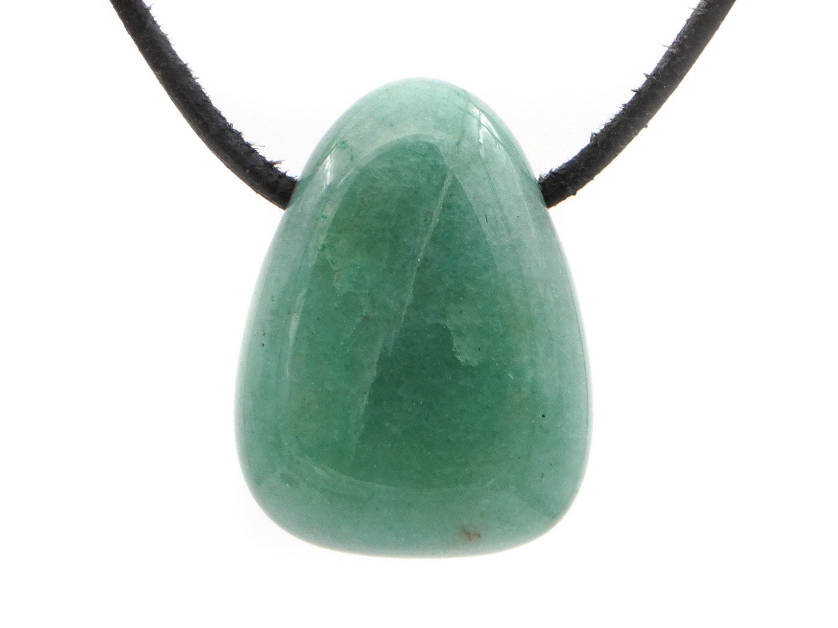Aventurine verte - Pendentif pierre percée