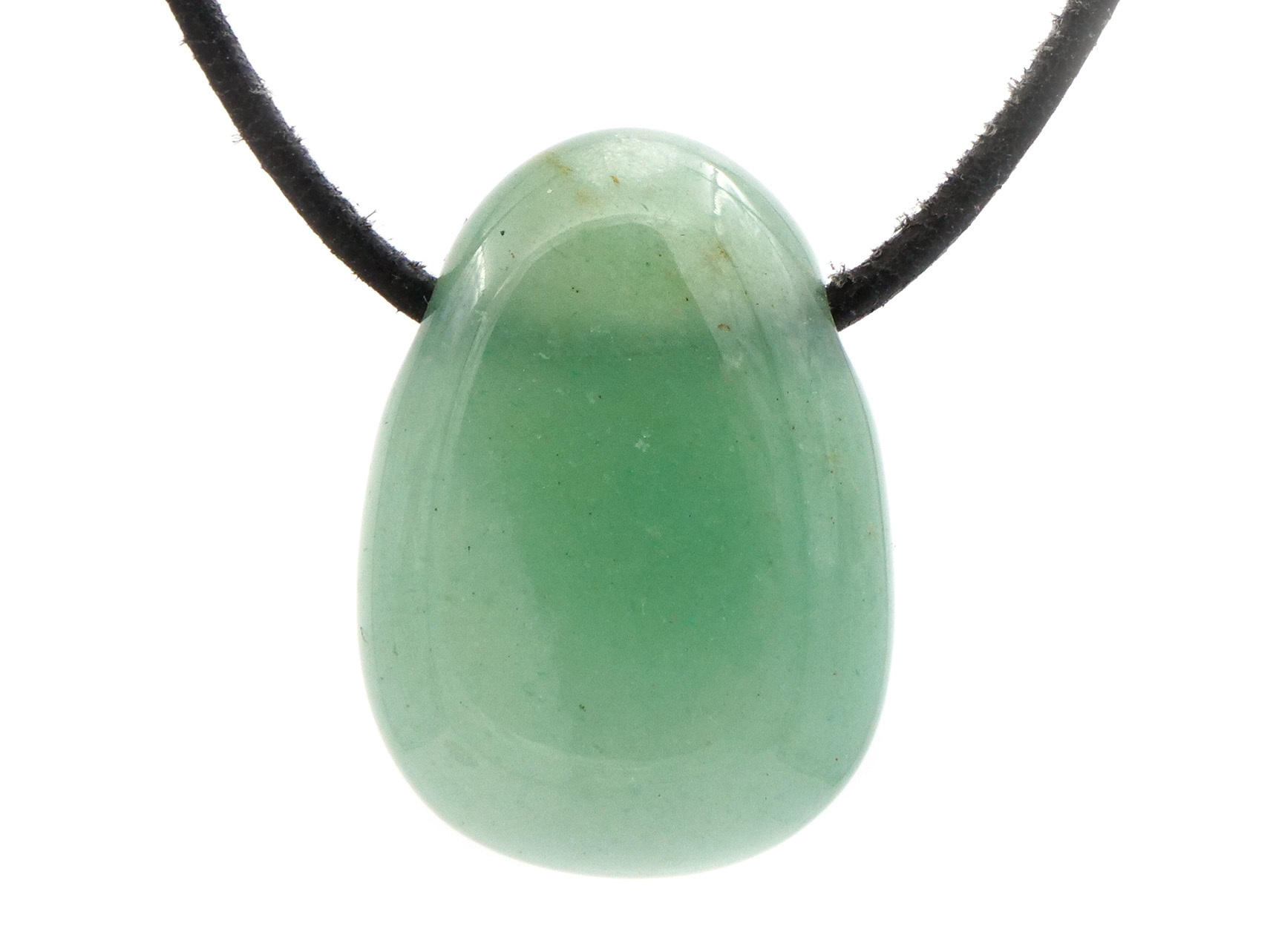 Aventurine verte - Pendentif pierre percée