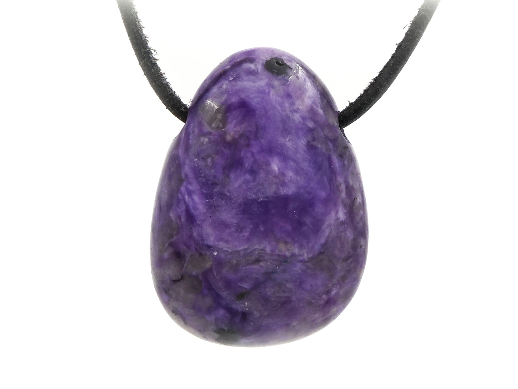 Charoïte - Pendentif pierre percée
