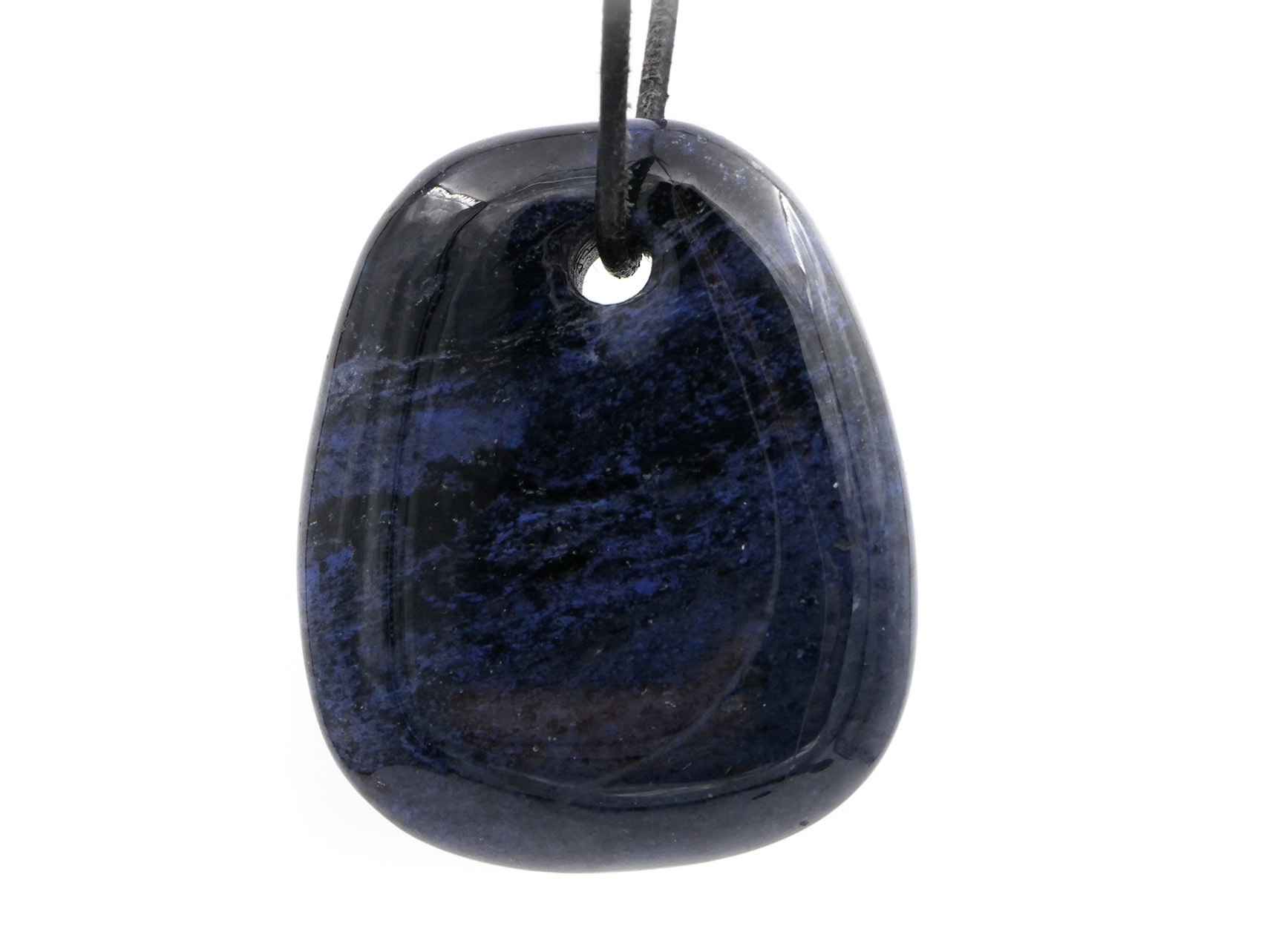 Dumortiérite - Pendentif pierre percée