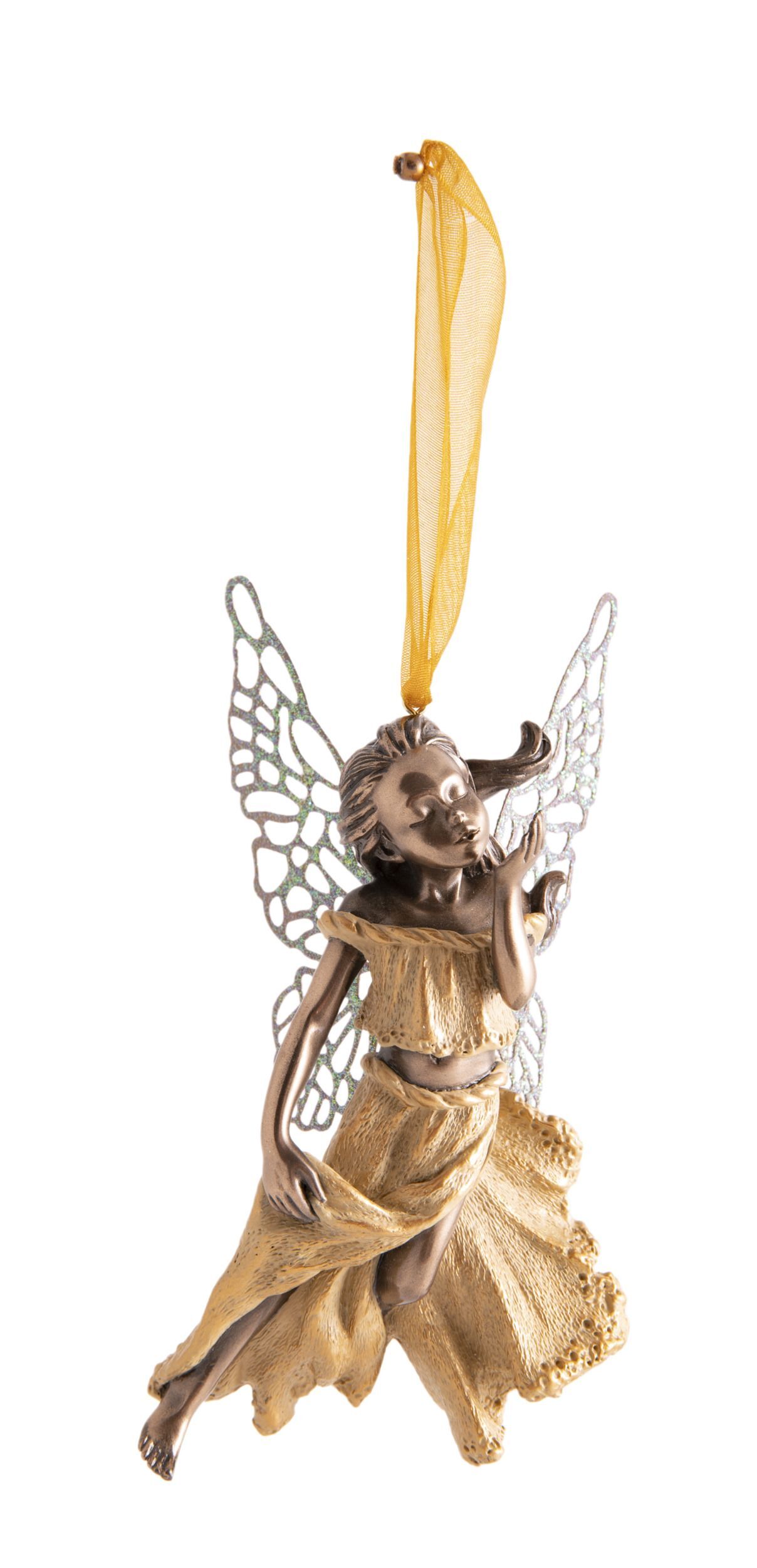 Statuette Fée Rosalie avec ruban doré