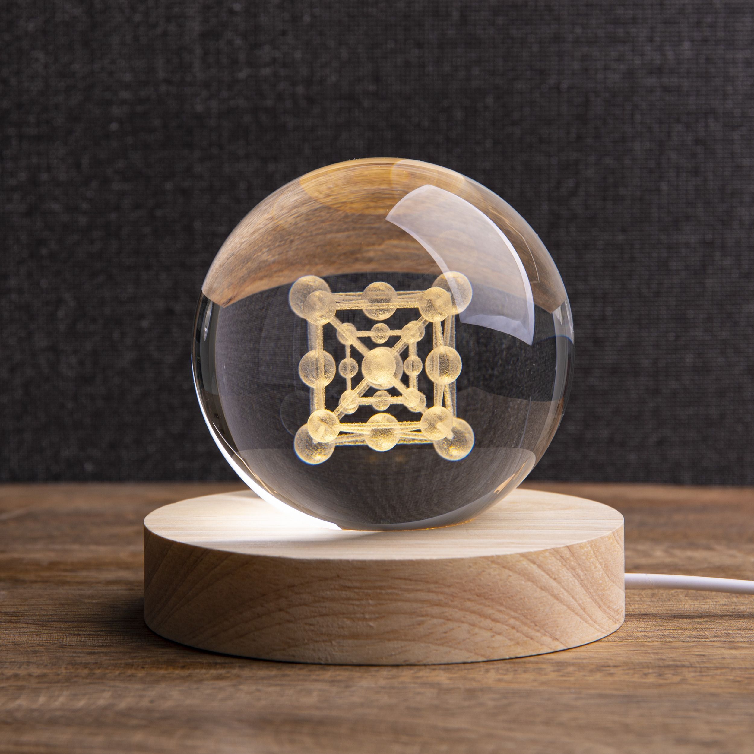 Boule de cristal Metatron - LED