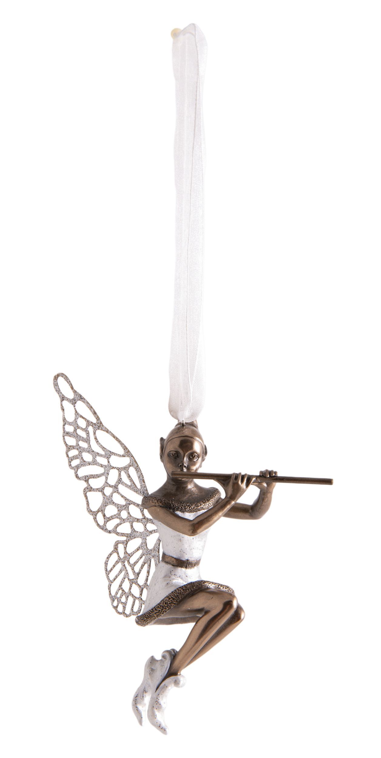 Statuette Elfe Ava avec un ruban argenté
