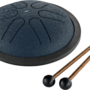 Mini steel tongue drum en acier - LA majeur - Bleu marine