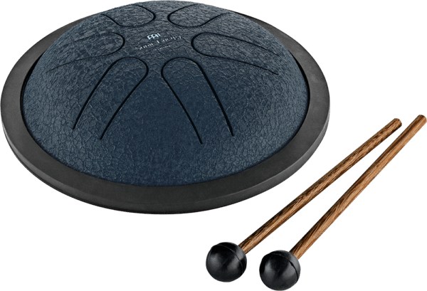 Mini steel tongue drum en acier - LA majeur - Bleu marine