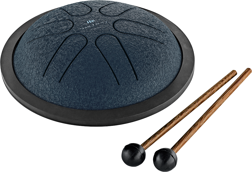Mini steel tongue drum en acier - LA majeur - Bleu marine