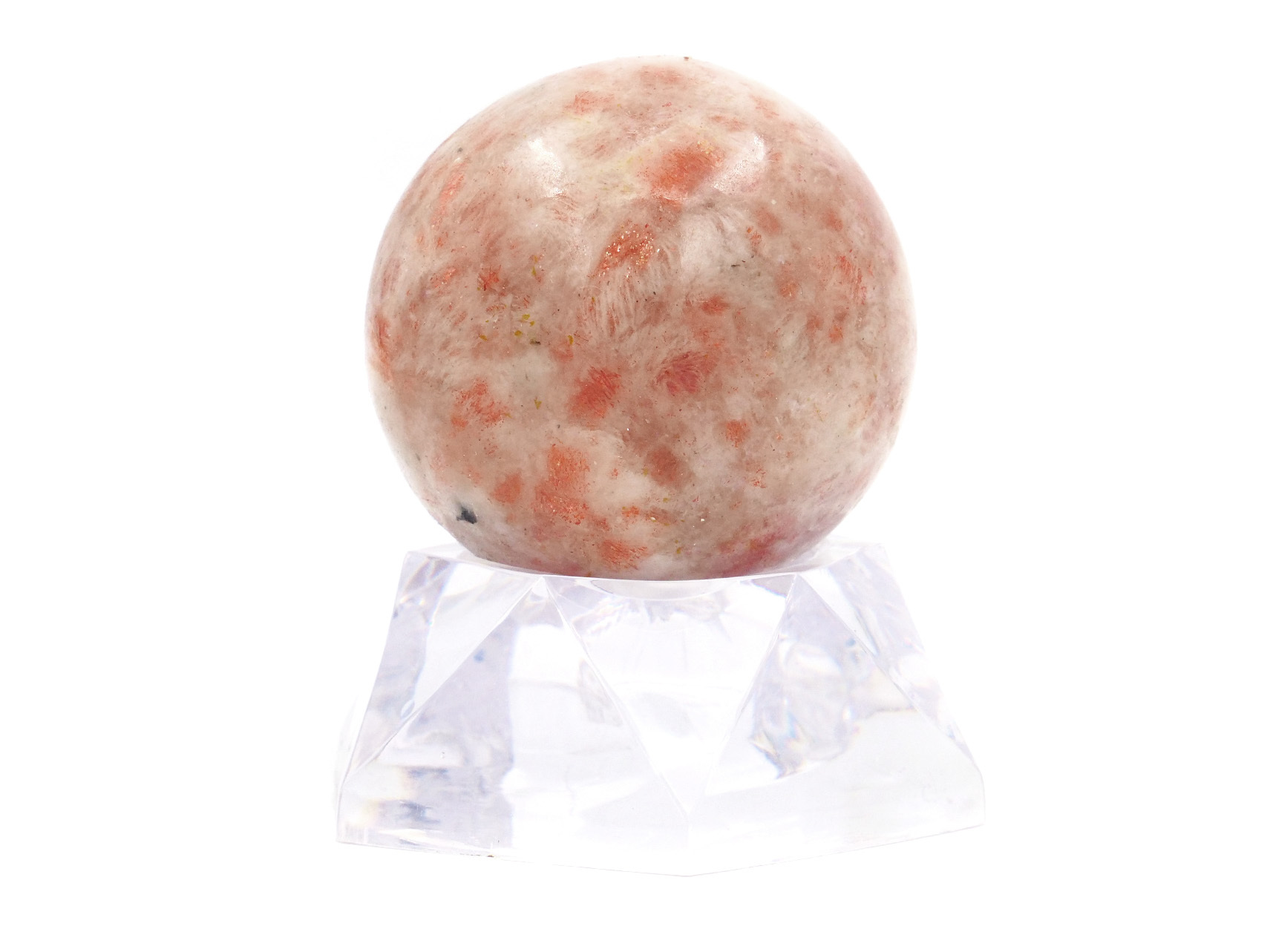 Pierre de soleil (héliolite) - Boule 4,5 cm