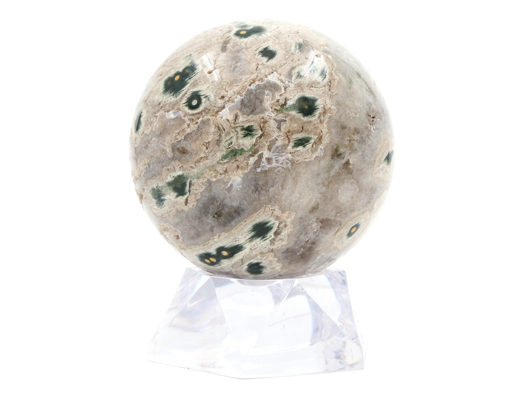 Jaspe océanique - Boule 6,5 cm