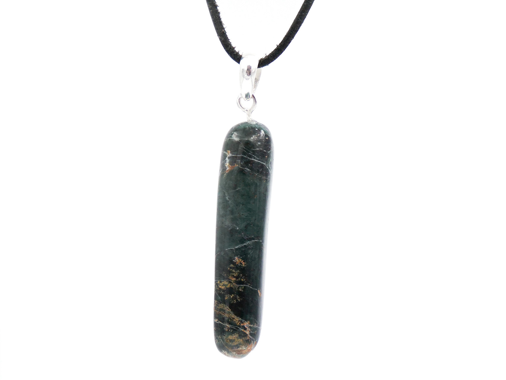 Serpentine suisse - Pendentif argent 925
