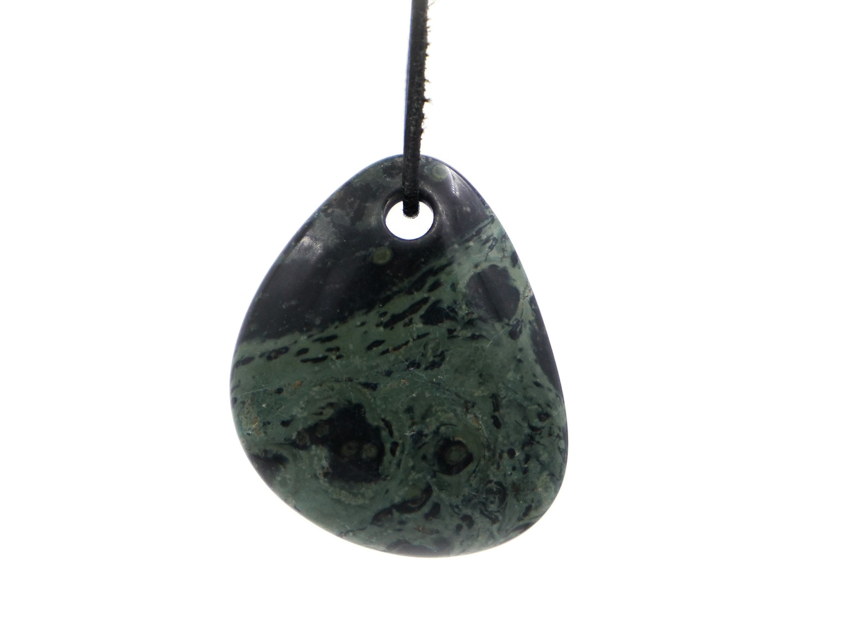 Eldarite (jaspe kambaba) - Pendentif pierre percée