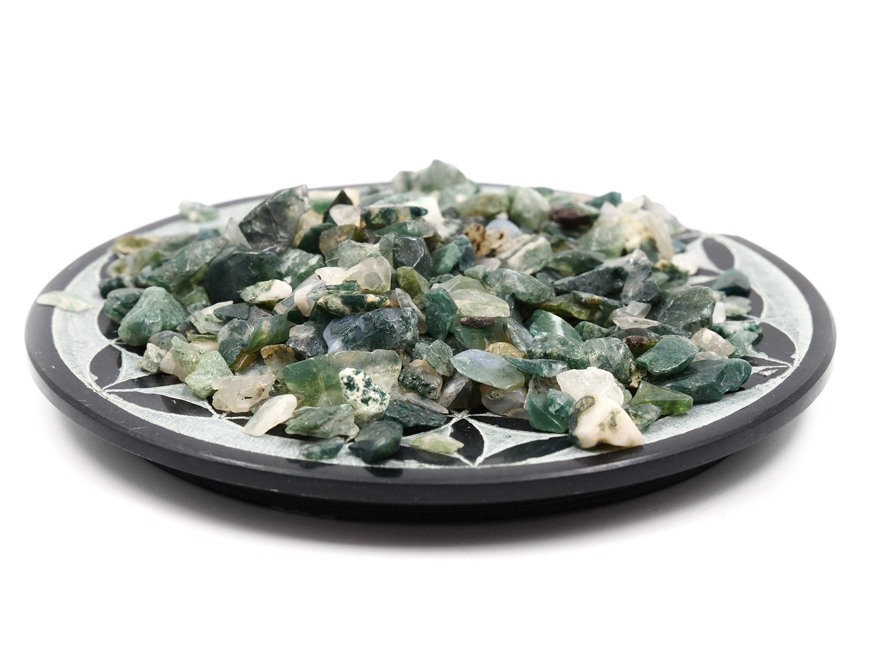Agate mousse - Éclats de pierres précieuses - 50 g
