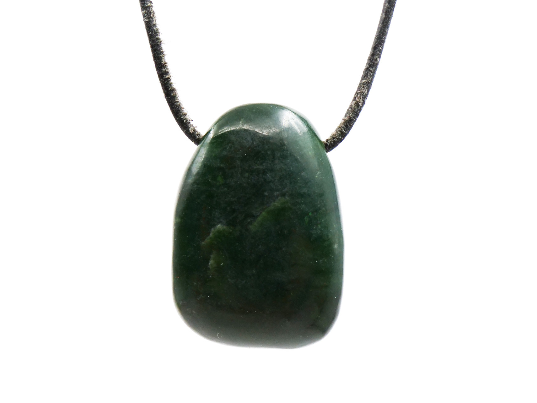 Jade (nephrite) - Pendentif pierre percée