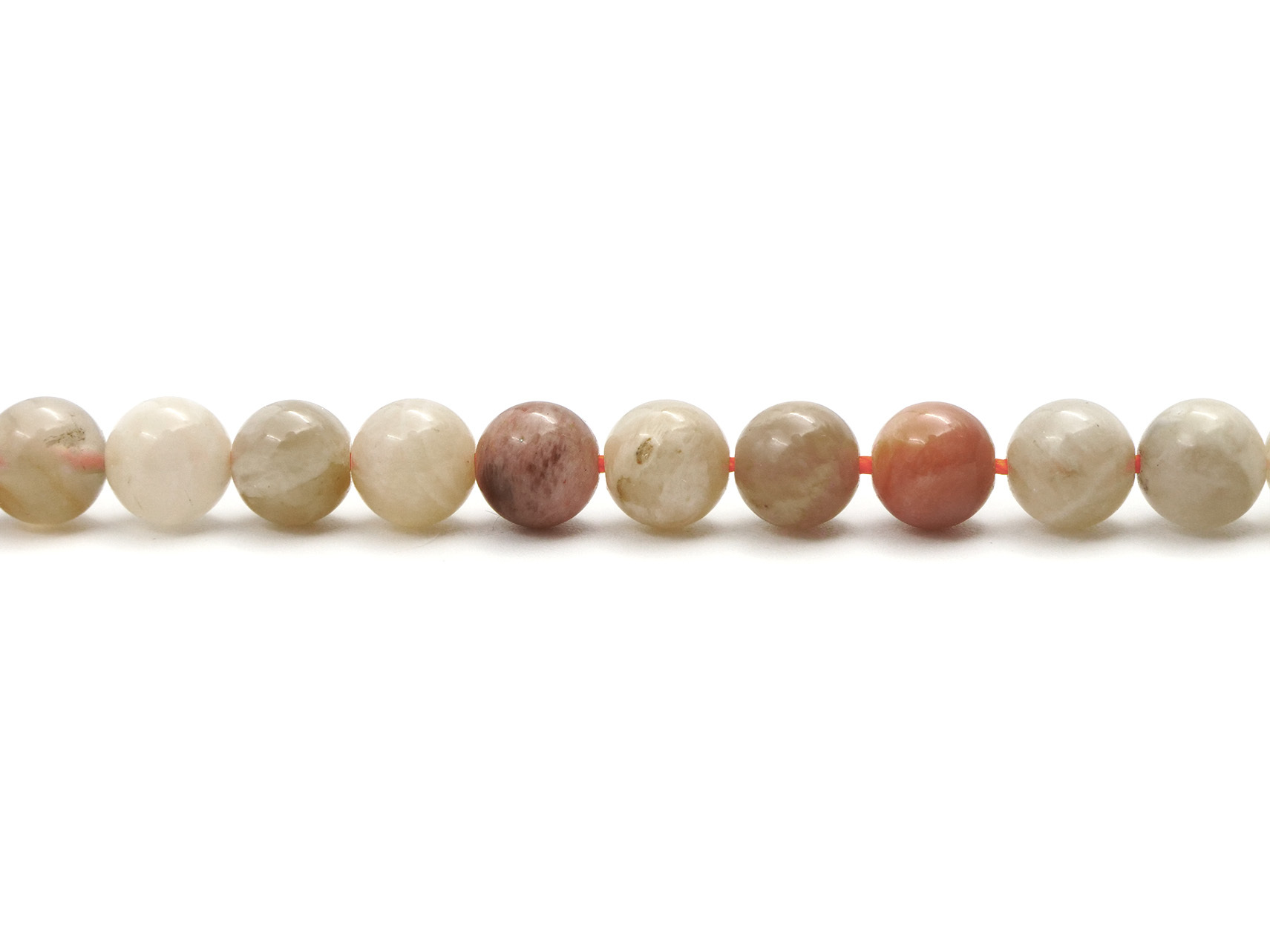 Pierre de lune - perles 6,5 mm