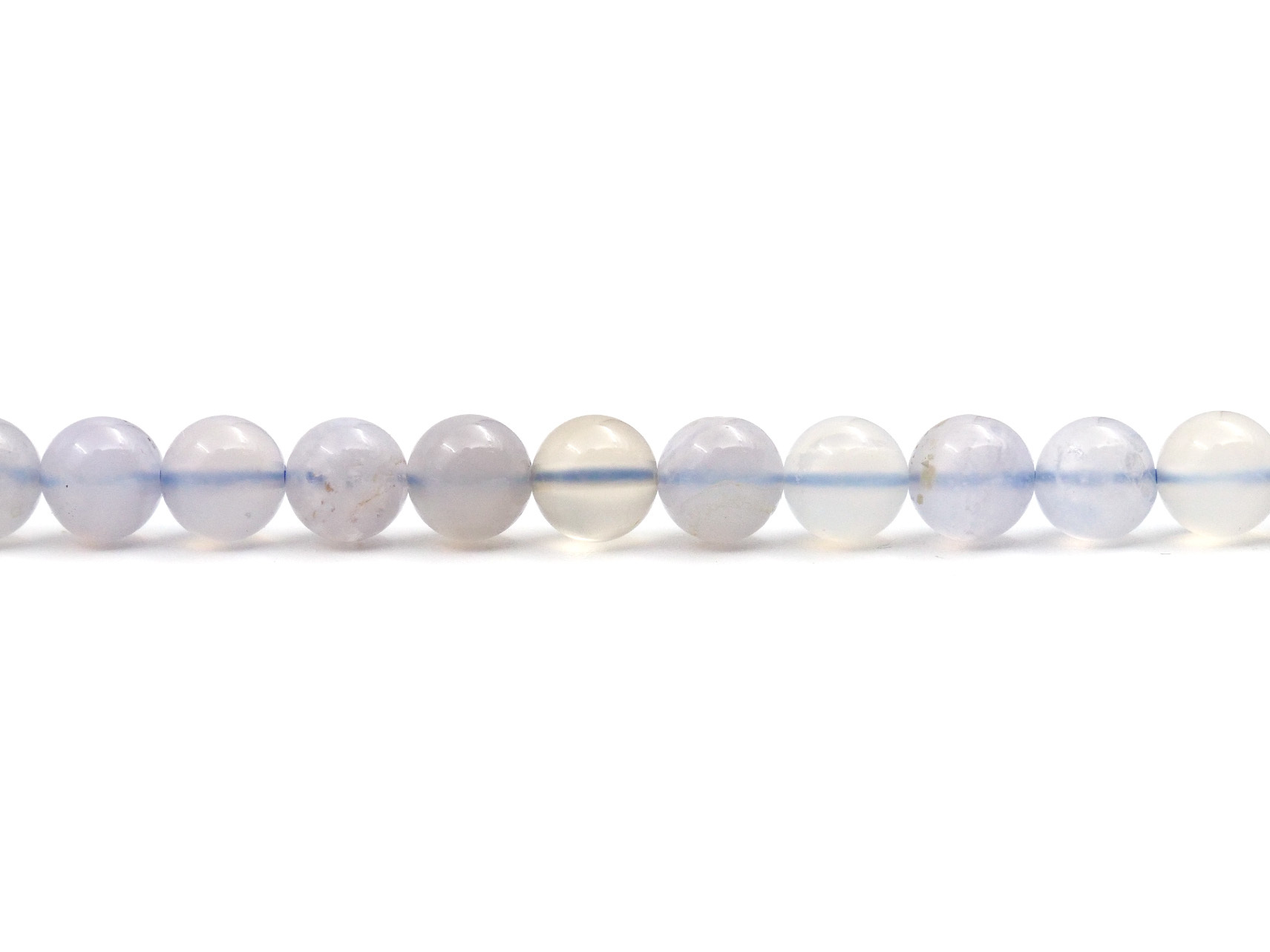 Calcédoine - perles 6,5 mm