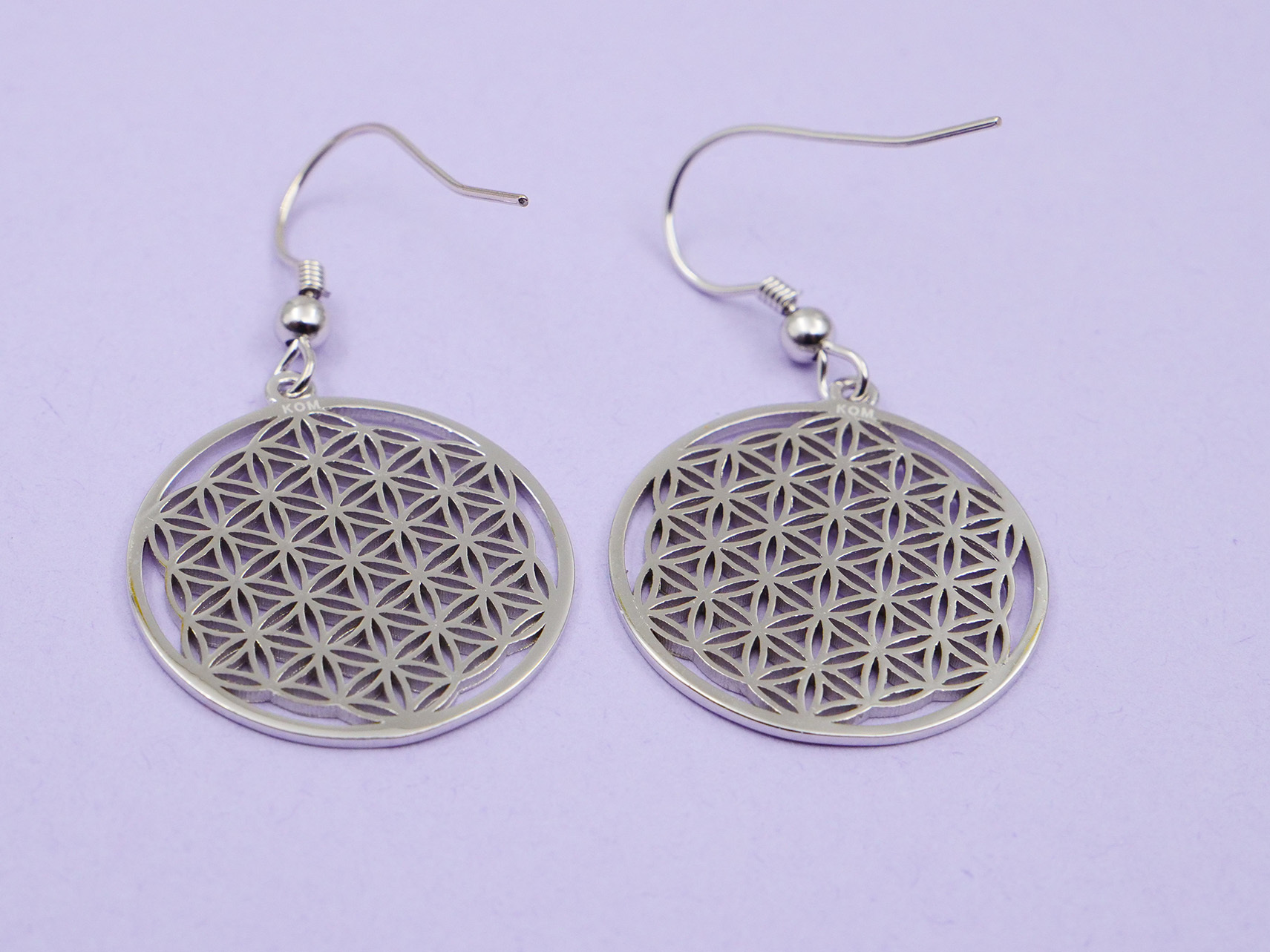 Boucles d'oreilles Fleur de Vie